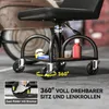 HOMCOM Werkstatthocker mit Rollen Ablagefläche, 58,5 cm Produktbild-Vorschau 7