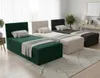 Jugendbett Polsterbett - 90x200 cm - Grau - mit Bettkasten Produktbild-Vorschau 9