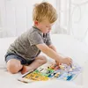 Montessori Aktivitätsbrett, Holz, 6 Verschlüsse, Produktbild-Vorschau 2