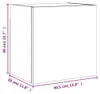 vidaXL nástenná skrinka na TV s údeným dubom 40,5x30x40 cm Náhľad obrázku produktu 8