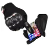Motorrad-Telefonhandschuhe mit Knchelprotektor schwarz Produktbild-Vorschau 4