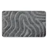Badteppich SUPREME WAVES, Wellen, rutschfest, weich – grau Produktbild-Vorschau 1