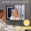 INONEFT, specchio da bagno con illuminazione a LED touch, 3 Anteprima dell’immagine prodotto 7