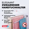 tesa Elegaant Handtuchhalter inkl. Kleber zweiarmig Produktbild-Vorschau 2