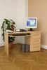 PC Tisch 115x56x73 cm Computertisch Buche Nachbildung Produktbild-Vorschau 4