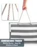 Strandtasche XXL Badetasche Strandtasche mit Reißverschluss Produktbild-Vorschau 7