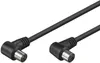 goobay Antennenkabel Koax Stecker/Kupplung 2 x gewinkelt Produktbild-Vorschau 10