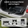 Toboli Bollerwagen faltbar Teleskopgriff schwarz, Produktbild-Vorschau 8