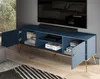 Wohnwand dunkelblau MONTPELLIER-131, modern, 3-teilig mit Produktbild-Vorschau 7