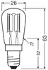 LED-Lampe E14, Kugelform, T26, 2,8W = 25W, 250lm, 2700K Produktbild-Vorschau 4