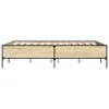Bettgestell Sonoma-Eiche 150x200 cm Holzwerkstoff und Produktbild-Vorschau 5