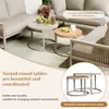 Outdoor lounge furniture set with nested tables. Produktbild-Vorschau