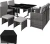 Rattan Sitzgruppe Bilbao für 4 bis 8 Personen Produktbild-Vorschau 1