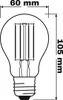 OSRAM LED-Lampe RETROFIT CLASSIC A 100 E27 11 W klar Produktbild-Vorschau 18