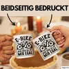 E-Bike Fahrer Geschenk Tasse Elektro-Fahrrad Berg Oder Tal Produktbild-Vorschau 2