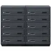 Briefkastenanlage 10er GDS Anthrazit RAL 7016, 20 cm Tiefe Produktbild-Vorschau 2