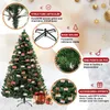 COMHOMA Arbre de Noël artificiel Décoration de Noël 195cm Voir les images du produit 7