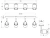 Lampa sufitowa do łazienki ANGELO srebrny Trio 880400406 Podgląd zdjęcia produktu 10
