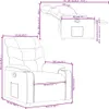 vidaXL Relaxsessel Grau Kunstleder Produktbild-Vorschau 7