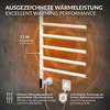 Scaldasalviette elettrico LuxeBath 450x622 mm con 5 bracci Anteprima dell’immagine prodotto 4