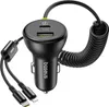Ładowarka Samochodowa Baseus Circular 60W Usb-A + Usb-C Z Podgląd zdjęcia produktu 4