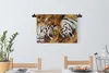 MuchoWow® Wandteppich Wandbehang Tiger - Baum - Natur 60x40 Produktbild-Vorschau 3