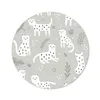 MuchoWow® Mauspad Mousepad Muster - Leopard - Blätter 50x50 Produktbild-Vorschau 1