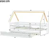 Merax Kinderbett 90x200cm Ausziehbett mit Rausfallschutz Produktbild-Vorschau 7