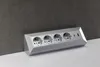 blocco presa a 4 vie USB-A+C argento 250V~/16A montaggio Anteprima dell’immagine prodotto 5