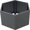 Westmann Varia 52 Metall Hochbeet 6-eckig Anthrazit Produktbild-Vorschau 6