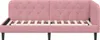 Eckbettgestell Rosa 90 x 200 cm Samt Produktbild-Vorschau 5