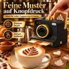 3D gedruckte Latte Art Kamera, manueller Kaffeepulver Produktbild-Vorschau 4