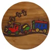 Tokoindah Kinderhocker Eisenbahn – Schemel aus Massivholz, Produktbild-Vorschau 1