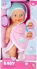 Simba Babypuppe Badespielzeug New Born Baby mit Schwamm und Produktbild-Vorschau 2