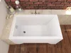 BADLAND Badewanne Rechteck Capri 100x70 mit Acrylschürze, Produktbild-Vorschau 3