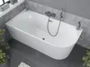 Mexen Mia freistehende Links-Eckbadewanne 150 x 75 cm, Produktbild-Vorschau 3