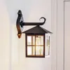 Lindby Außenwandleuchte Ida, rostfarben, Laterne, 34 cm, Produktbild-Vorschau 2