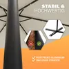 KINGSLEEVE® Ombrellone da Giardino con LED Ø300cm Parasole Anteprima dell’immagine prodotto 5