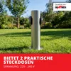 Grafner® Edelstahl Steckdosensäule mit 2 Außensteckdosen Produktbild-Vorschau 3