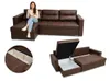Ecksofa VARIUS Boston – mit Schlaffunktion, Kunstleder in Produktbild-Vorschau 2