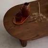 sweeek - Ovaler Couchtisch Heveaholz und Eichenfurnier - Produktbild-Vorschau 5
