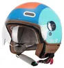 Jet Helm CGM 191G PIX SPRINT Celeste Blue Orange Matt Produktbild-Vorschau 4