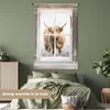 MuchoWow® Wandteppich Wandbehang Schottische Hochlandrind - Produktbild-Vorschau 4