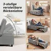 HOMCOM: Sillón convertible en cama 4 en 1, sofá cama Vista previa de la imagen del producto 5