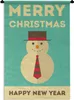MuchoWow® Wandteppich Wandbehang Illustration - Schneemann Produktbild-Vorschau 1
