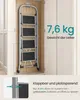 SONGMICS Trittleiter, Leiter mit 4 Stufen, Klapptritt, Produktbild-Vorschau 4
