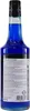 A close-up of a blue syrup bottle with a black cap. Produktbild-Vorschau