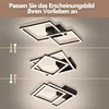 ZMH Plafonnier LED Lampe de plafond Cuisine 20W Noir Lampe Voir les images du produit 7