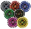 Pokerový kufřík Pokerová sada Laserové pokerové žetony 500 Náhled obrázku produktu 3