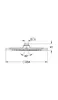 Sprchová hlavica RAINSHOWER F, 254x254mm, chróm Náhľad obrázku produktu 3